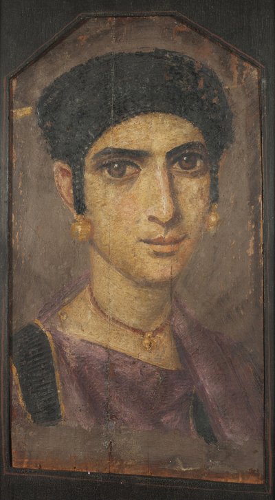 Porträt einer jungen Dame, aus Fayum, 2. Jahrhundert n. Chr. von Roman Period Egyptian